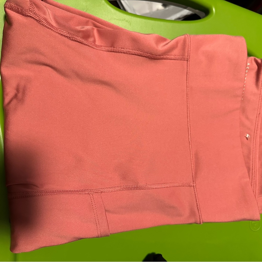 Aeropostale Coral High-Waisted Leggings